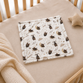Minky Baby Lovey Blanket - Sleepy Bat