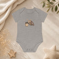 Baby Organic Short Sleeve Body - Moth